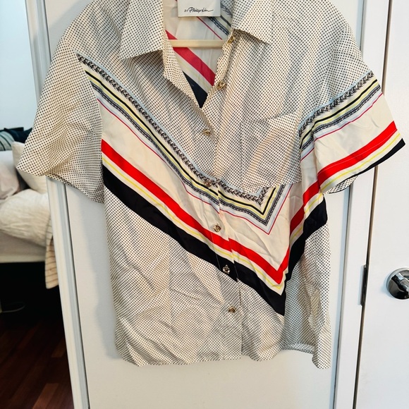 3.1 PHILLIP LIM Liberty Silk Camp Shirt - Picture 5 of 7